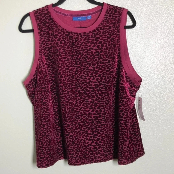 APT 9 Animal Print Tank Top - Picture 1 of 6